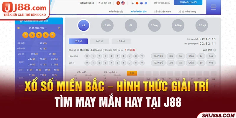 Xổ Số Miền Bắc - Hình Thức Giải Trí Tìm May Mắn Hay Tại J88