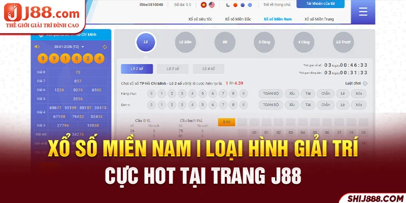 Xổ Số Miền Nam | Loại Hình Giải Trí Cực Hot Tại Trang J88